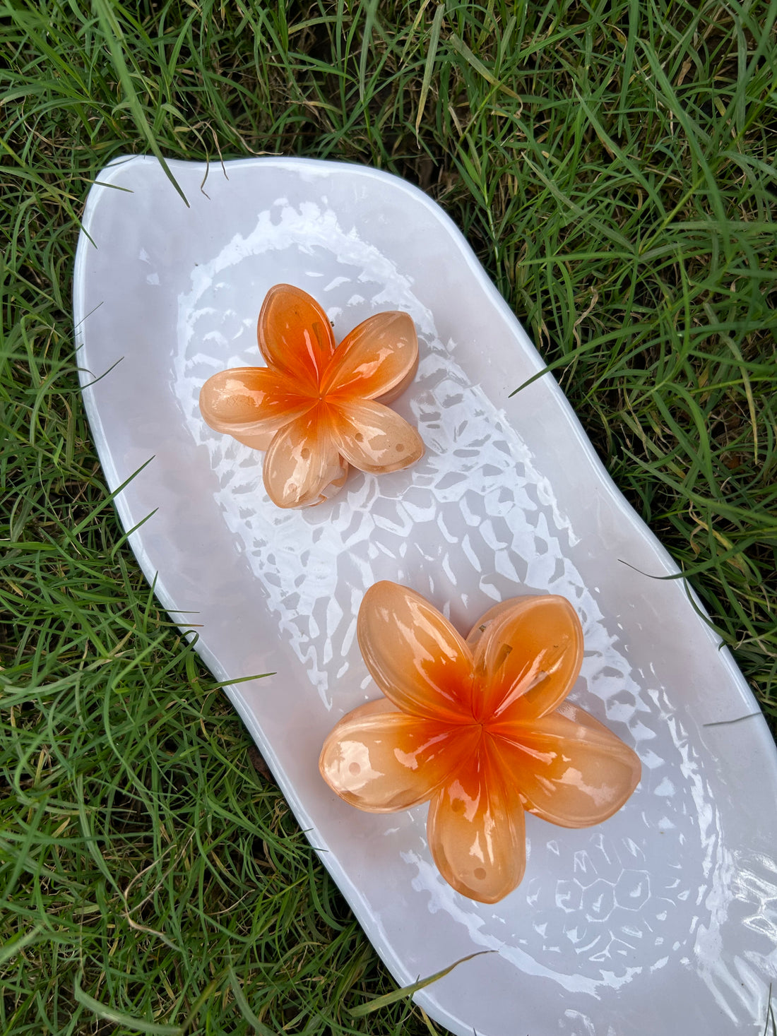 Hibiscus Flower Hair Claw